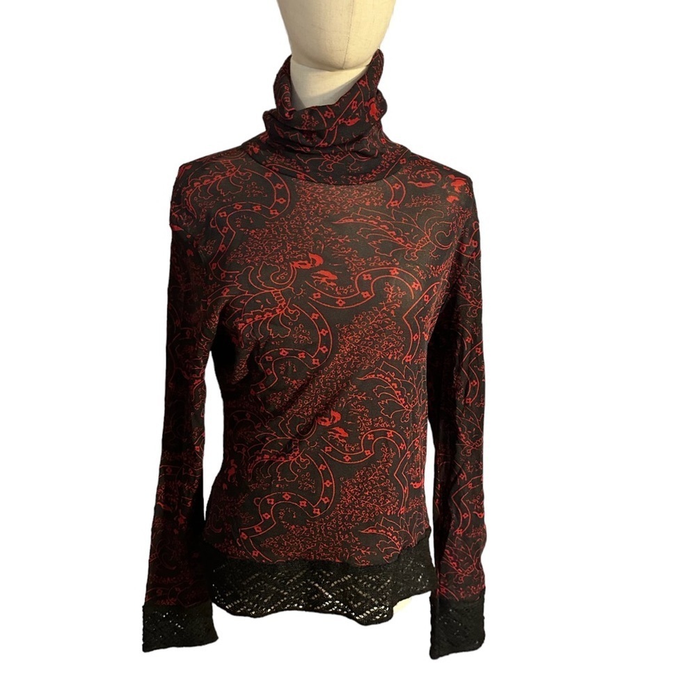 Gorgeous Sheer and Lace Gothic Long Sleeved blouse